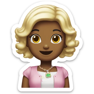 Og emoji hello kitty happy  sticker