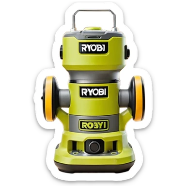 ONE+ 18V Cordless Compact Fixed Base Router RYOBI with gray with battery sticker