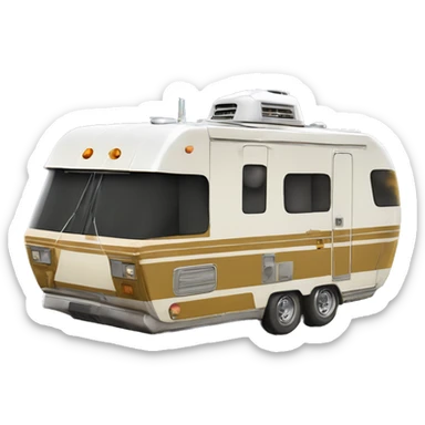  Side view 1973 Winnebago caravan motor home C-3PO tarnished from space sticker