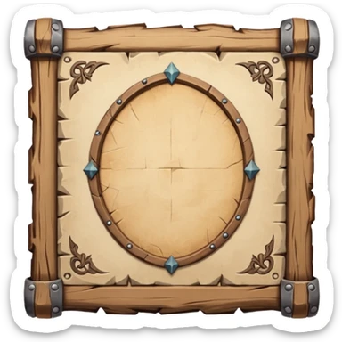 create a dnd style log.png using 48x48 pixels size sticker