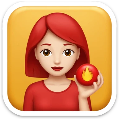 Uma mão apertando um botão escrito perigo sticker