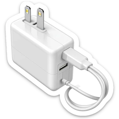 phone charger sticker