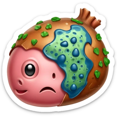rotting ham sticker
