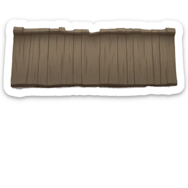 wooden school building in middle ages sticker