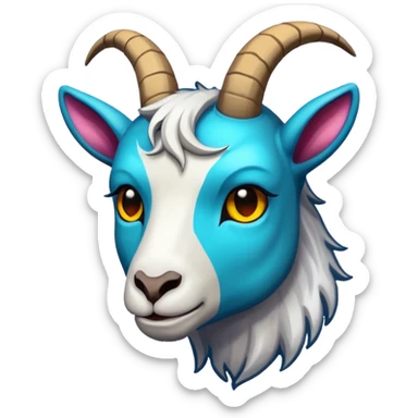 make a graffiti sticker that says GOAT sticker
