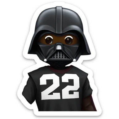 Darth Vader with a Johnny manziel Texas a&m jersey sticker