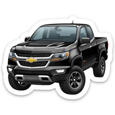Chevy Colorado black sticker