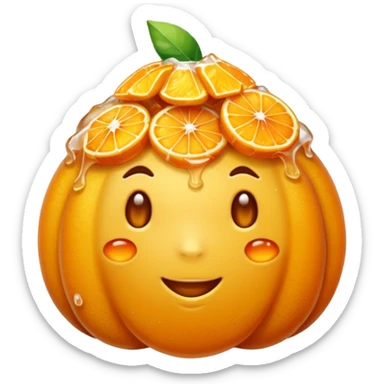 candied ginger sticker