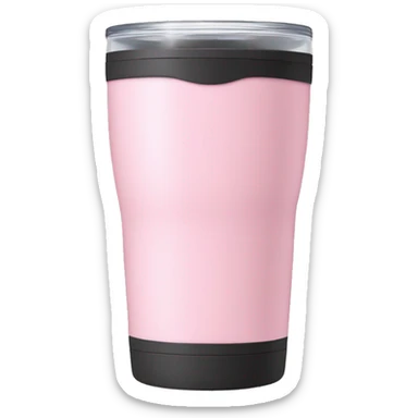 Light pink tumbler without face sticker