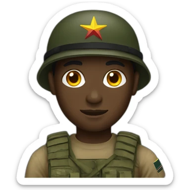 Ghana soldier sticker