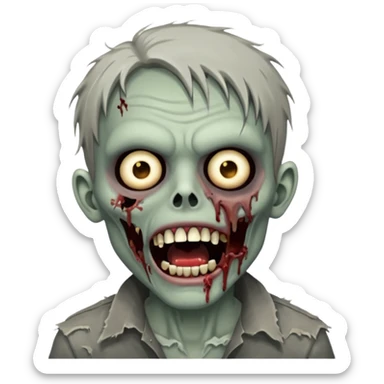 Zombie singer  sticker