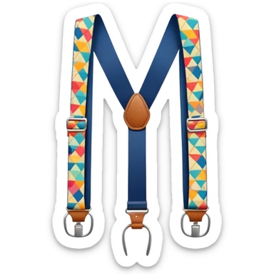funny suspenders sticker