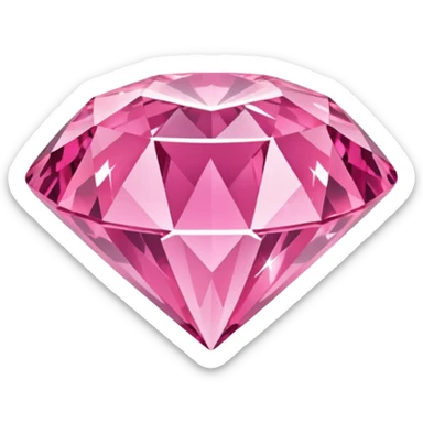 Pink diamond  sticker