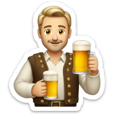 polish man with beer sticker