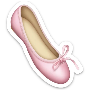 Coquette ballet shoes sticker