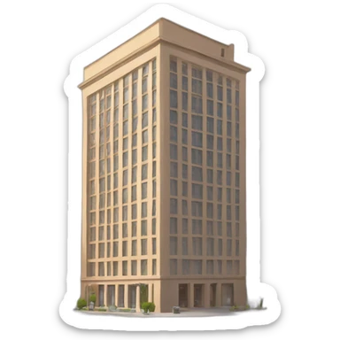 point of interest-building behind sticker