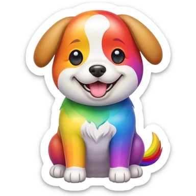 Gay dog sticker