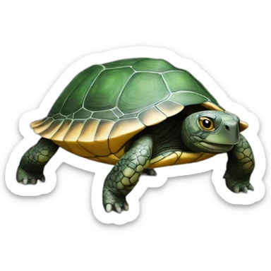 Pied sur tortue sticker