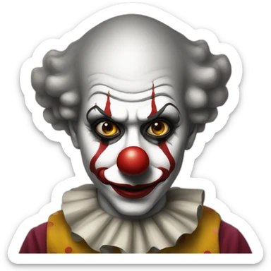 It the clown Pelirrojo sticker
