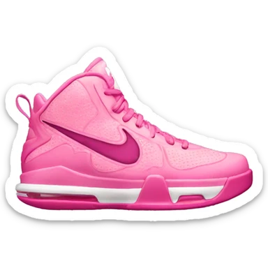 pink nike basketball shoes sticker