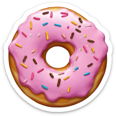 Donut sticker