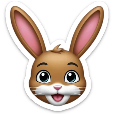 The Playboy bunny is very epathetic and hype. sticker