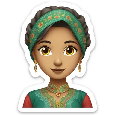 pakistani girl sticker