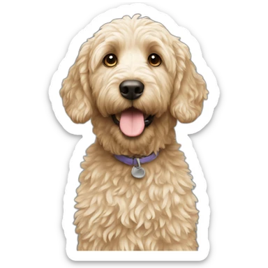 double doodle sticker