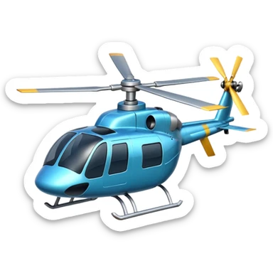helicopter rotor sticker