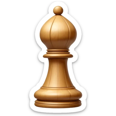 white chess bishop sticker
