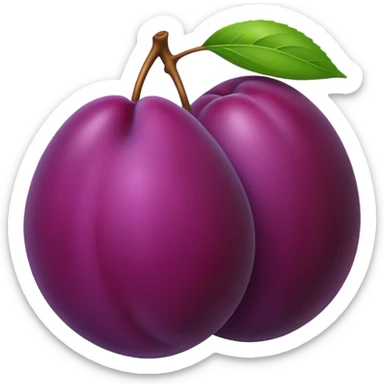 plum sticker