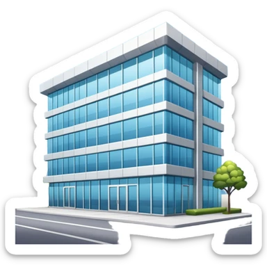 fitnesstudio von draußen also das gebäude sticker