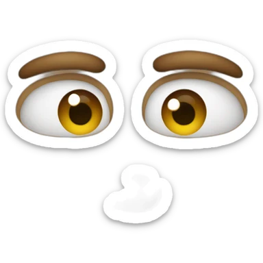 emoji enojado con ojo irritado sticker