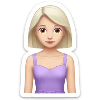 lilac eating disorder sticker