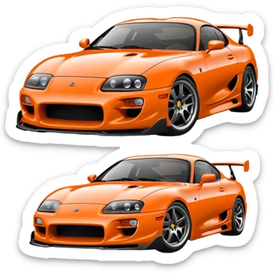 Supra mk4 organg sticker