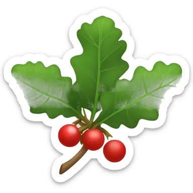Mistletoe sticker