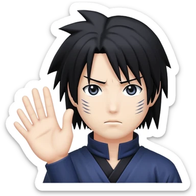 Sasuke uchiha emoji sticker
