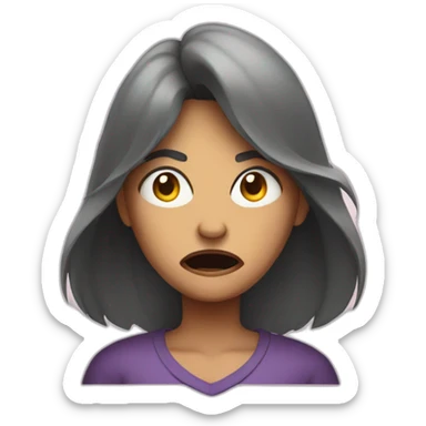 angry mother sticker