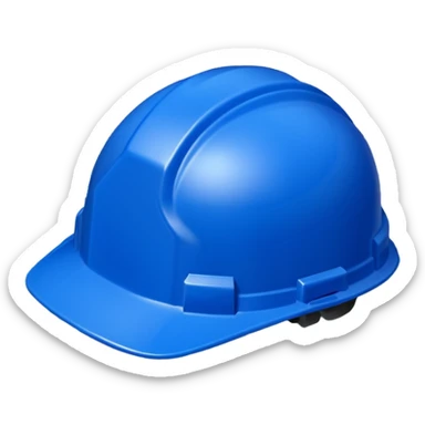 blue construction drawing sticker
