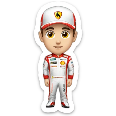 Charles Leclerc F1 sticker