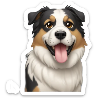 Pasear al perro sticker