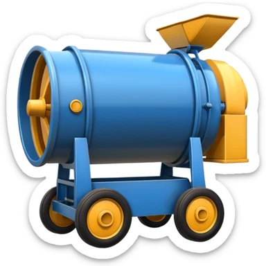 concrete mixer sticker