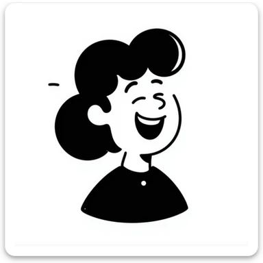 person laughing sticker