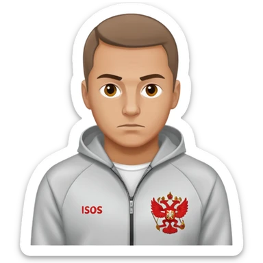 Russian hooligans sticker