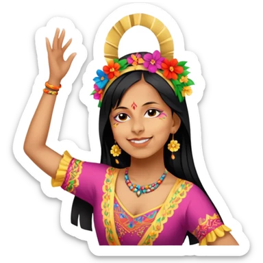 Traditional Dancer sticker