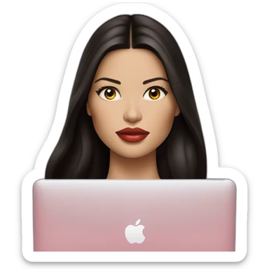adriana-lima-with-a-macbook sticker