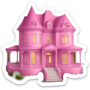 Pink mansion  sticker