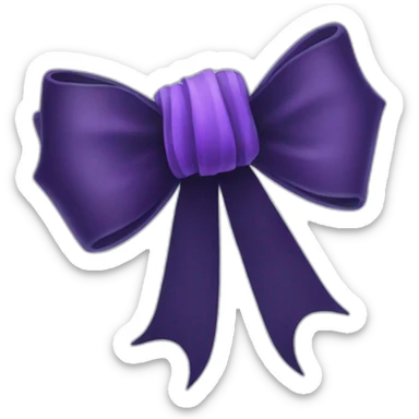 Spooky bow sticker