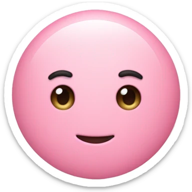 pushpin soft pink color  sticker