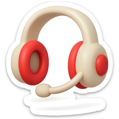 {
  "title": "3D Skeuomorphic Emoji Icon Schema",
  "type": "object",
  "properties": {
    "object": {
      "type": "string",
      "description": "Name of the object to be represented (e.g., 'money bag', 'camera', 'pizza')."
    },
    "style": {
      "type": "string",
      "enum": ["3D skeuomorphic emoji"],
      "description": "Visual style to be used for rendering."
    },
    "materials": {
      "type": "object",
      "properties": {
        "base": {
          "type": "string",
          "description": "Primary material texture, e.g., 'smooth cloth', 'metallic', 'plastic'."
        },
        "details": {
          "type": "array",
          "items": { "type": "string" },
          "description": "Secondary materials or embellishments (e.g., rope, buttons, stitching)."
        }
      }
    },
    "colors": {
      "type": "object",
      "properties": {
        "baseColor": {
          "type": "string",
          "description": "Main color of the object (e.g., '#F5DEB3' for a beige sack)."
        },
        "accentColors": {
          "type": "array",
          "items": { "type": "string" },
          "description": "Accent or highlight colors (e.g., yellow for dollar sign)."
        }
      }
    },
    "lighting": {
      "type": "object",
      "properties": {
        "type": {
          "type": "string",
          "enum": ["soft", "ambient", "studio"],
          "description": "Lighting type used to shade and define volume."
        },
        "shadows": {
          "type": "boolean",
          "description": "Indicates if soft drop shadows are used."
        }
      }
    },
    "geometry": {
      "type": "object",
      "properties": {
        "dimensionality": {
          "type": "string",
          "enum": ["3D"],
          "description": "Indicates that object is rendered in 3D."
        },
        "roundedEdges": {
          "type": "boolean",
          "description": "Indicates if object has smooth, rounded edges."
        }
      }
    },
    "expression": {
      "type": "string",
      "enum": ["playful", "realistic", "friendly"],
      "description": "Overall emotional tone of the icon."
    },
    "background": {
      "type": "string",
      "enum": ["transparent", "white", "gradient"],
      "description": "Background type for the rendered emoji."
    }
  },
  "required": ["object", "style", "materials", "colors", "lighting", "geometry", "expression", "background"]
}

over the ear headphones with a mic and red accents sticker